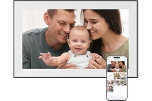 Dragon Touch Marco de Fotos Digital Grande de 15.6 Pulgadas, Regalos para Halloween, Marco de Fotos Digital WiFi, Pantalla táctil FHD 1080P, rotación automática, comparte Fotos/Videos al Instante a