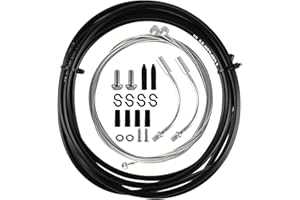 WANGCHAOJIU 13 PcsBike Gear Cables for Bicycles, 2.5 M Universal Inner Bike Brake Cables for Bicycles, Transmission Shifter Cable, Front and Rear Bicycle Shift Cable for Road Bicycle Gear Mountain Bike Parts