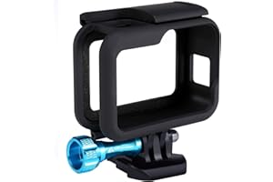 MiPremium Housing Frame Case for GoPro Hero 8 Black. Protective Shell Cage Mount Accessories Kit with Aluminium Screw & Quick Release Removable Buckle Socket Accessory for Hero8 (2018) Action Camera