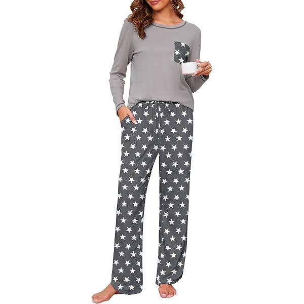 Pijama De Algodón De Dos Piezas Namatime – Rayas, Bolsillos Y Máxima Comodidad