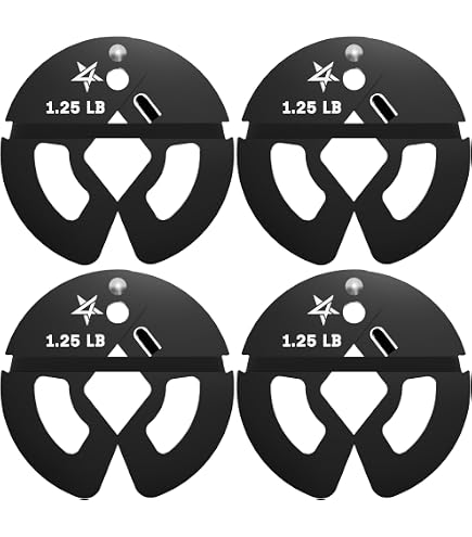Micro Club Weight USA Made Gym Weights Micro Gainz 2.5 Lb Fractional Weight Plates - 2 ...