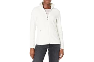 Amazon Essentials Femme Veste à Fermeture Éclair intégrale, en Polaire Douce, Coupe Classique (Grandes Tailles Disponibles)