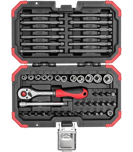 Jogo de chaves soquete 1/2″ TX (perfil hexalobular), 7 peças