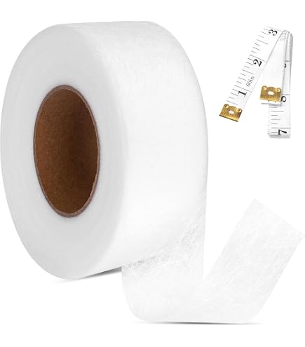 Bande Thermocollante Ourlet Vetement 64m X 2cm + 64m X 4cm - Ruban Adhésif Couture Pantalon Rideaux