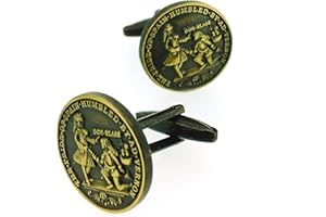 Gemelolandia | Gemelos de Camisa Medalla Blas de Lezo Gemelos Originales Para Camisas | Para Hombres y Niños | Regalos Para Bodas, Comuniones, Bautizos y Otros Eventos