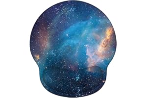 SHESHY Mouse Mat, Mouse Pads with Wrist Support, Non-slip Rubber Base,Milk Silk Fabric with comfortable, Ergonomic, Novel patterns Beautiful and Fashionable