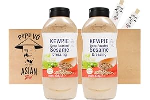 ‎PAPA VO 2er Pack (2x930ml) Kewpie Sesam Dressing mit geröstetem Sesam (Papa Vo®)