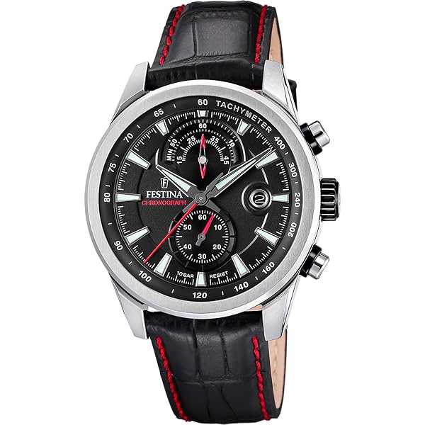 DETOMASO SORPASSO Uomo Cronografo Verde Milanese Argento Nuovo
