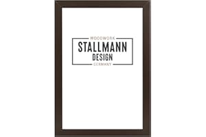 Stallmann Design Cadre photo SD avec verre acrylique antireflet, cadre nouveau moderne, 80 x 120 cm, noir, à suspendre verticalement ou horizontalement