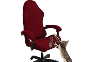 AHYBE Coprisedia Da Gaming Con Braccioli Fodera Per Sedia Da Ufficio Coprisedia Da Gioco Elasticizzata Sfoderabile E Lavabile, Copertura Per Sedia Da Gaming Per Sedia Da Computer Gioco ﻿(A)