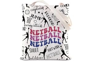 FOTAP Netball Player Tote Bag - Coach Appreciation & Sport Lover Gift - PE Teacher & Hobbyist Handle Bag
