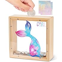 Janod Salvadanaio Coniglio In Legno - Con Finestra Trasparente E Apertura Magnetica, Per Bambini - Foto 7