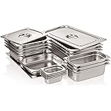 heyChef - GN Behälter 1/2-65 mm - 4 Liter - Edelstahl | weitere GN Größen & Tiefen direkt auswählbar