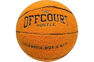 WOKICOR Cuscino da basket 3D Offcourt, 25 cm, in peluche, 2024, nuovo cuscino da basket 3D, per camera da letto, per gli amanti del basket