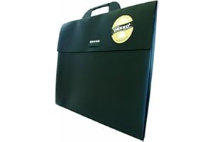 Westfolio Type G Expandable Folio Carry Case Black A3, For Art, Paper, Carry Bag Folder, Essentials For Students Art, Artwork