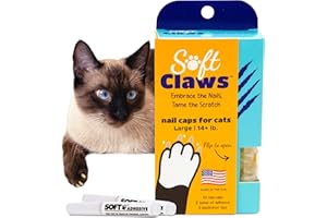 SOFT CLAWS SOFTCLAWS® Krallenschutzes für Katzen - Large - Durchsichtig