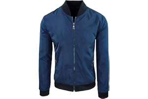 EVOGA Giacca Giubbotto Uomo Casual Primavera Estate Giubbino Felpa Moto