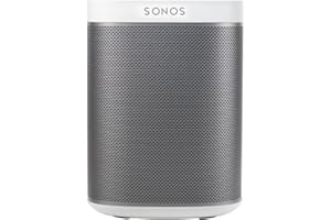 Sonos Play:1 Smart Speaker (Kompakter und kraftvoller WLAN Lautsprecher für unbegrenztes Musikstreaming – Feuchtigkeitsbeständiger Multiroom Lautsprecher) weiß