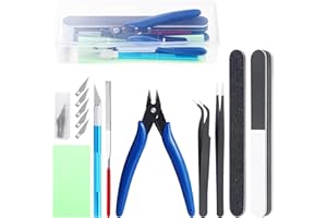 Habwea 9 PCS Outils de modélisme,Gundam Modeleur Basic Outils Craft Set,Bandai Hobby pour Voiture modÈle Assembler Kit
