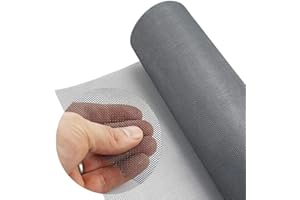 Biocare Insect mesh for Windows Mosquito Window Screen Mesh Durable Fly Screens Replacement Fibreglass Fly Bugs Net Grey Colour 2 Meters