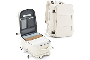 SZLX Torba Kabinowa Ryanair 40x20x25 na Bagaż Podręczny z Kieszenią na Laptopa Plecak Podróżny dla Kobiet Plecak Podróżny Easyjet Bag 45x36x20 Plecak Damski Miejski Wodoodporny Plecak Samolotowy