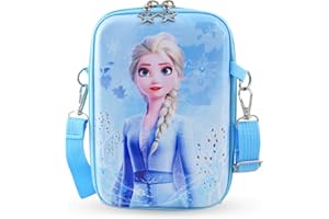 HEARTSKING Borsetta Ragazza, Borsetta Frozen Borsa Tracolla Bambina Borsette Bambina Regalo Bimba Regolabile Messenger Tracolla per Bambini Elementi Essenziali per Viaggiare