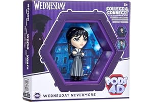 Lansay - WEDNESDAY - Figurine 4D - Mercredi en Uniforme - Pour Fans et Collectionneurs dès 3 Ans - Personnages de Cinéma - Collection Exclusive Série Netflix - Personnage Iconique et Légendaire