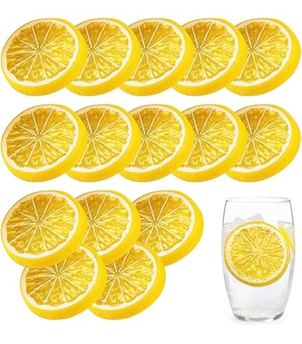 Faux Quartiers De Citron Vert 5 Pièces - Faux Fruits En Tranches Réalistes Pour Slime, Fausses Pâtisseries Ou Decoden - France