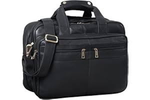STILORD 'Alexander' Sac d'affaires Hommes Cuir Porte-Documents Sacoche d'ordinateur Serviette de Travail Sac d'enseignant à Bandoulière