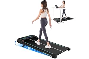 ‎CITYSPORTS CITYSPORTS Laufband mit Steigung,Walking Pad mit 11 %–14 % Neigung,LED-Anzeige & Lichteffekt,1–6 km/h,Laufband für Zuhause Büro mit Fernbedienung