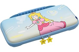 HORI Nintendo Switch Slim Tough Pouch (City Pop Peach) Tragetasche - Offiziell lizenziert