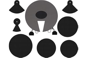 XDrum DMUTE-STA Set d'Amortisseurs de Batterie Pro Standard pour tailles de fûts : 12" | 13" | 14" | 16" | 22"