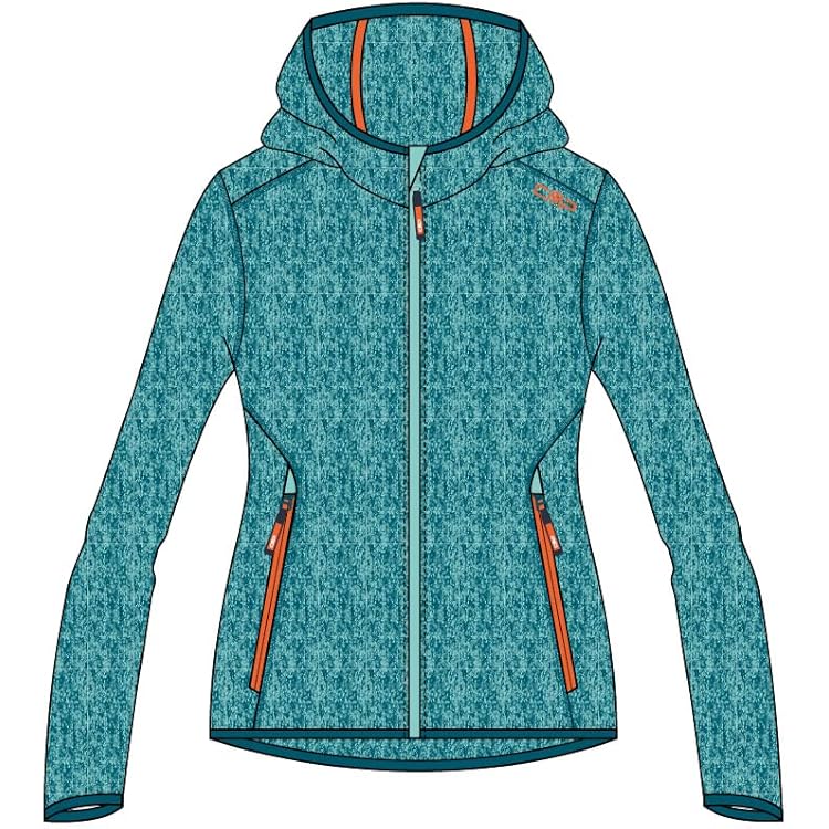 Giacca CMP Knit-Tech Con Cappuccio Per Bambini - Giacca Tecnica Calda E Comoda Per Outdoor