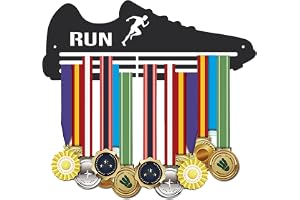 SUPERDANT Anpassad medaljhängare, display löpning, medaljhållare, personlig hylla, medalj, järnhylla, anpassad textmedalj, hylla, väggmonterad racemaljhängare, medalj, prisställ, present till