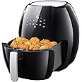 Air Fryer 7L Large Capacity with 7 in 1 Menus LED Touch Screen Adjustable Time/Temp Control Air Fryers for Home Use Oil-Free Cooking 1800W Electric