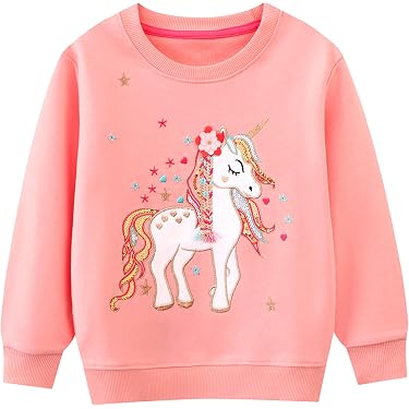 Produktbild von TinaDeer Kinder Sweatshirt Jungen Mädchen Ohne Kapuze Pullover Einfarbig Langarm Rundhals Pulli Weich Warme Oberteile Herbst Winter Outfit 86 92/98 110 116 122 128 134 152 164