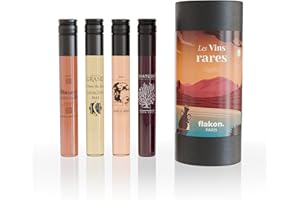 FLAKON. FLAKON – Coffret Les Vins Rares – Sélection Par Un Meilleur Sommelier De France – Dégustation Guidée En Vidéo – Vins Insolites Et Inédits – Coffret Découverte Œnologique Et Idée Cadeau Originale