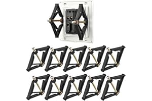 DHWEKU Strumento di riparazione della scatola dell'interruttore 86mm,10 PCS Montaggio A Parete Scatola Strumento di Riparazione Tipo Interruttore Cassette Riparatore Supporto per la Riparazione della
