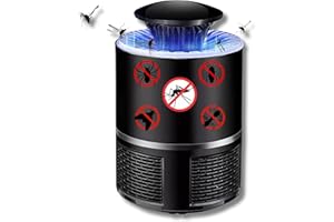 ASTUR GROUP Lámpara AntiMosquitos por Succión Mata Insectos EcoFriendly Compacta Silenciosa Acaba con Mosquitos Moscas