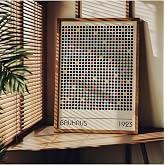 Fark Tanıtım Bauhaus &Ccedil;er&ccedil;evesiz Poster, Modern Dekoratif &Ccedil;er&ccedil;evesiz Poster, Tablo, Bauhaus-3, 40 x 50