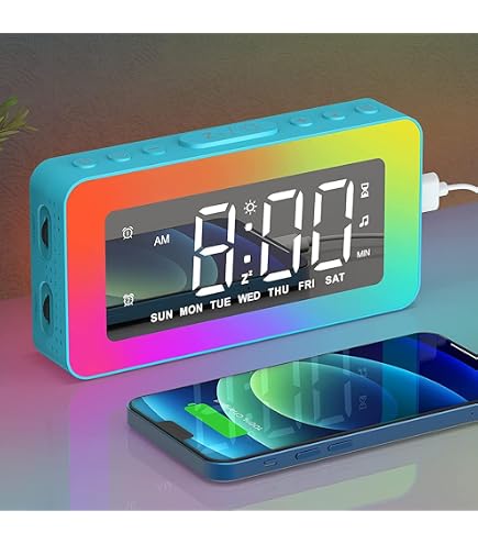 Paladone Minecraft Axolotl Digital Alarm Clock with Night Light