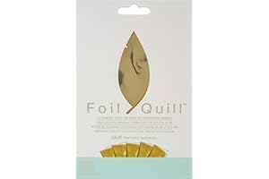 We R Memory Keepers Heat Activated Foil, Goldfinch, Set of 30 Sheets, 4x6", Use with Quill Pen to Create Shiny Embellishments and Designs