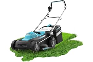 Cecotec Rasaerba a Filo, Tagliaerba con Cavo Terrenator 360 Flex Z. 1500W, Larghezza Taglio 36cm, Cambio Altezza Sistema Z-Tech, 3in1 con Mulching, Ruote Posteriori XL, Sicurezza Tecnologia BeltDrive