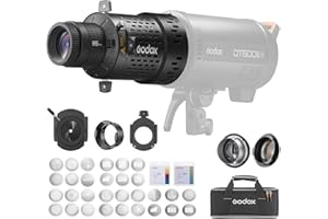 GODOX BFP - Proyector de luz estroboscópica para DP400IIIV DP600IIIV QT400III QT600III SK400II SK400IIV MS300 AD600Pro y montaje GODOX AD300Pro (BFP KIT2)