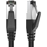 KabelDirekt &ndash; Cat 8 ağ kablosu 40Gbit/s &ndash; 1m | LAN kablosu/Ethernet kablosu, maksimum fiber hızı iletir ve oyun/PS5/Xbox i&ccedil;in