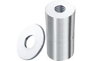 DKBT Rondelle Acciaio Inox M5 x 15 mm - 120 Pezzi, Piatte e Alzaporta, O Ring per Domestica, Riparazioni e Costruzione, Tenuta Viti e Fissaggi a Vite