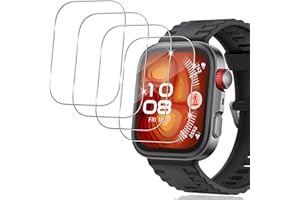 Yenwen Schutzfolie für Huawei Watch Fit 4 Pro für Panzerglas, 4 Stück Panzer Schutz Glas, Anti-Scratch Displayschutzfolie, Ultradünne Blasenfreie Displayschutz folie