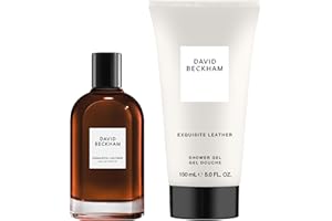‎DAVID BECKHAM David Beckham, Geschenkset für Ihn Collection Exquisite Leather, mit Eau de Parfum & Duschgel Duft mit Leder- und Rauchakkord, 100ml & 150ml