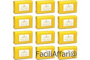 Atkinsons Golden Cologne Sapone Solido Per La Cura E La Pulizia Del Corpo - 12 Pezzi