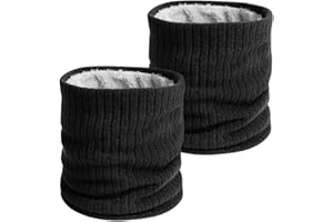 starfa lab Fleece Halswärmer Schlauchschal Herren Schal Herren Winter Halsschlauch Gesichtsschal Für Männer und Frauen Outdoor Sport, Radfahren, Motorrad, Skifahren 2 Stücke
